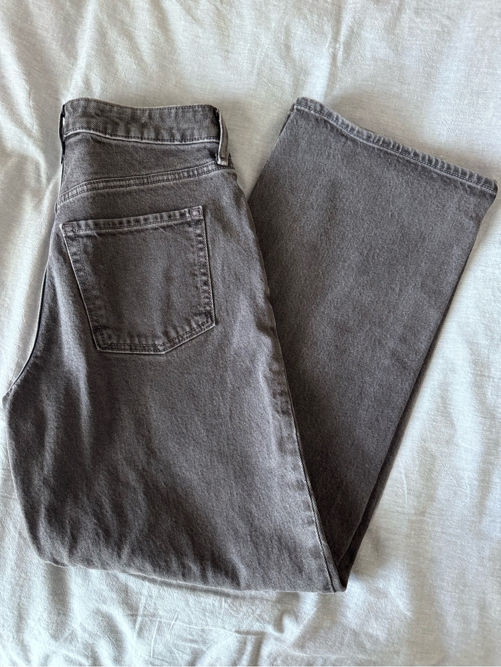 Old Navy high rise Wide Leg Jeans in Charcoal Gray - 0P